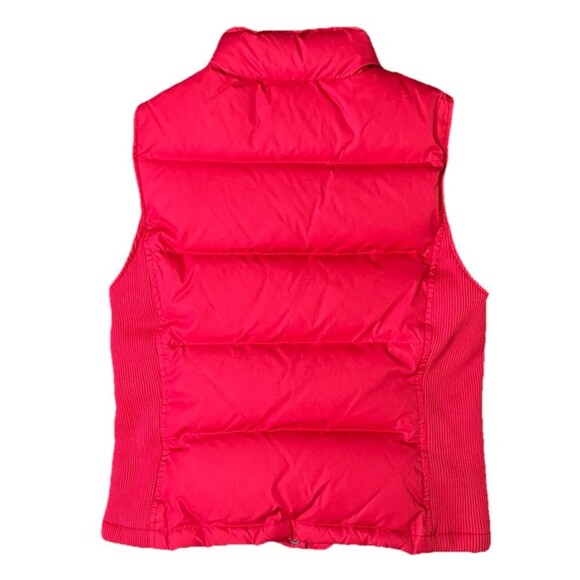 Vintage Gap Men’s Y2K Red Quilted Down Puffer Athleisure Sporty Casual Zip Up Sm - Picture 3 of 9